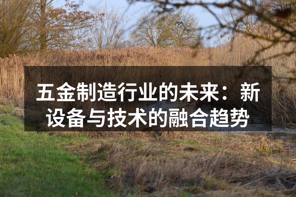 五金制造行业的未来：新设备与技术的融合趋势